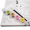Angels Craft Paint by Number Canvas Set - Safari Spirit | Includes: 1 Pre-printed Canvas, 6 Acrylic Paint pots, 1 Artist Brush